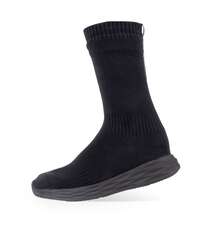 Sealskinz Waterproof Knitted Sock Shoe Calf Mid Length - Black Sealskinz Waterproof Knitted Sock Shoe Calf Mid Length - Black