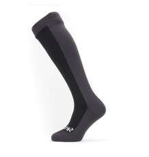 Sealskinz Waterproof Cold Weather Knee Socks - Black/Grey Sealskinz Waterproof Cold Weather Knee Socks - Black/Grey