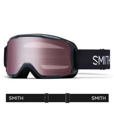 Smith Junior Daredevil Snow Goggles - Shiny Black / Ignitor Mirror Antibuée