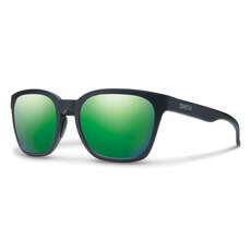 Smith Founder Sunglasses - Matt Black / Green Mirror