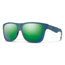 Lunettes De Soleil Smith Lowdown Xl Polarisées - Bleu Multicolore / Vert Chromapop