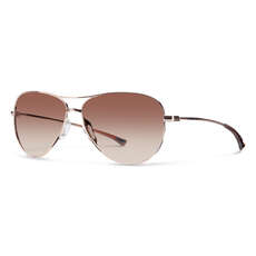 Lunettes De Soleil Smith Langley - Or Rouge / Lentilles Ombrées Marron