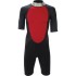 Sola Fusion 3/2mm Shorty Wetsuit 2026 - Black Khaki A1721
