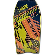 Sola Revolver 39" High Density EPS Pro Bodyboard - Black/Orange