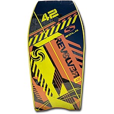 Sola Revolver 42" High Density EPS Pro Bodyboard - Black/Orange