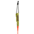Sola 5ft 6inch x 5mm Competition Surfboard Leash - Orange/Khaki