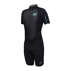 Sola Fusion 3/2mm Shorty Wetsuit - Black