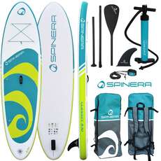 AQUALUST 10'6" SUP Board Stand Up Paddle Surf-Board Kajak Paddel Sitz 320x81cm 