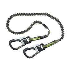 Spinlock 2 Clip Elasticated Safety Line  - 2m