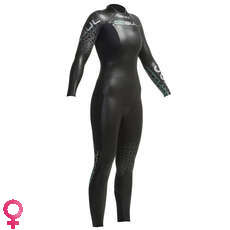 Gul Womens WATERMAN 2/2mm Triathlon Wetsuit - Black/Black