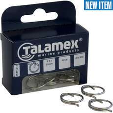 Talamex Stainless Steel Split Rings - Various Sizes - 10 Pack Talamex Stainless Steel Split Rings - Various Sizes - 10 Pack