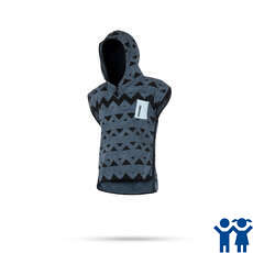 Mystic Kids ALLOVER Poncho / Fleece / Changing Robe - Pewter Mystic Kids ALLOVER Poncho / Fleece / Changing Robe - Pewter