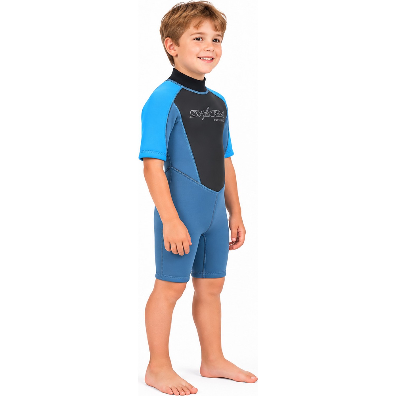 Typhoon Swarm3 Infants 3/2mm Shorty Wetsuit - Blue Steel/Blue 250996