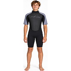 Typhoon Swarm3 Boys 3/2mm Shorty Wetsuit - Black/Graphite 250991