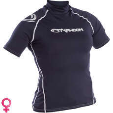 Typhoon Womens Short Sleeve Rash Vest - Dark Teal 430041