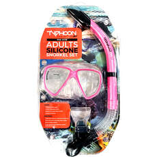 Typhoon Pro Mask & Snorkel Set - Adult - Pink