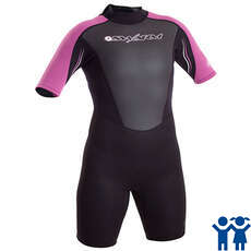 Typhoon Swarm Girls 3mm Shorty Wetsuit - Cloudberry - 471252