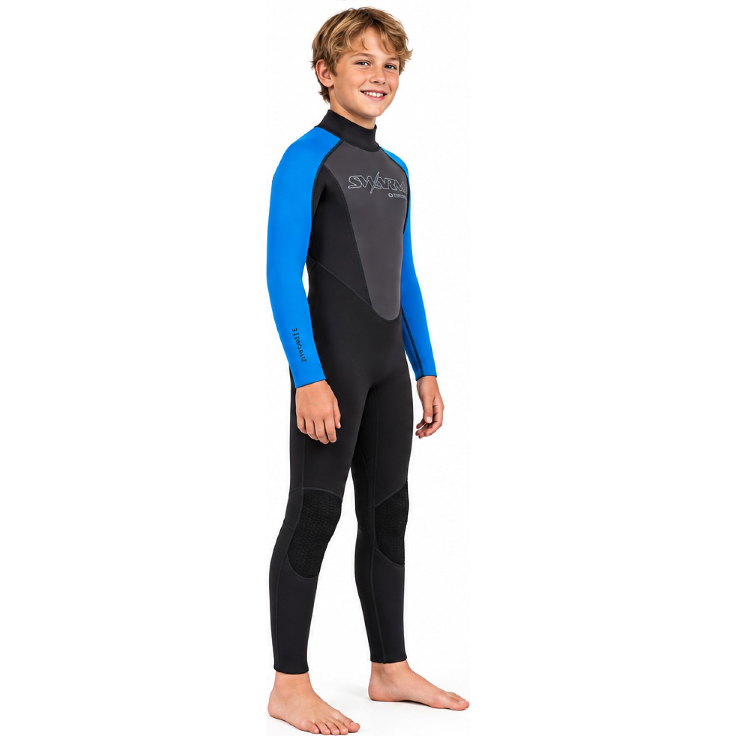 Typhoon Swarm3 Boys 3/2mm Fullsuit Wetsuit - Black/Blue 250989