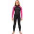 Typhoon Swarm3 Girls 3/2mm Fullsuit Wetsuit - Black/Pink 250990