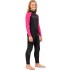 Typhoon Swarm3 Girls 3/2mm Fullsuit Wetsuit - Black/Pink 250990