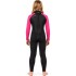 Typhoon Swarm3 Girls 3/2mm Fullsuit Wetsuit - Black/Pink 250990