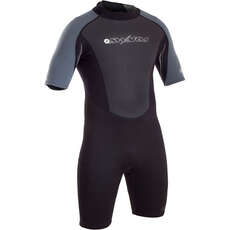 Typhoon Swarm Mens 3mm Backzip Shorty Wetsuit - Ash 471100