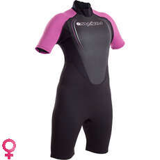Typhoon Swarm Womens 3/2mm Shorty Wetsuit - Berry 471150 Typhoon Swarm Womens 3/2mm Shorty Wetsuit - Berry 471150