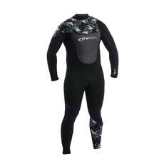 Typhoon Vortex GBS 5/4/3mm Front Zip Wetsuit - Black/Silver - 250643 Typhoon Vortex GBS 5/4/3mm Front Zip Wetsuit - Black/Silver - 250643
