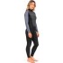 Typhoon Womens Swarm3 3/2mm Backzip Wetsuit - Black/Graphite 250984