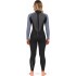 Typhoon Womens Swarm3 3/2mm Backzip Wetsuit - Black/Graphite 250984