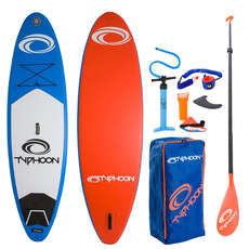 Typhoon Inflatable SUP Paddleboard Package - 10'2 x 6" - Blue Typhoon Inflatable SUP Paddleboard Package - 10'2 x 6" - Blue