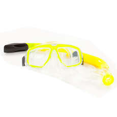 Typhoon Pro Mask & Snorkel Set - Adult - Yellow Typhoon Pro Mask & Snorkel Set - Adult - Yellow
