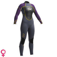 Gul Womens VORTEX 5/3mm Blindstitch Bolt Dry Wetsuit 2015 - Grey/Mlbry