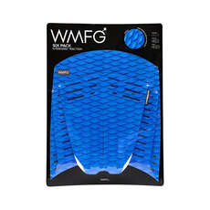 WMFG Kiteboard Traction Pad - Classic Six Pack Full Pad - Blue/White
