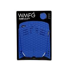WMFG Kiteboard Traction Pad - Stubby Six Pack Full Pad - Blue/White