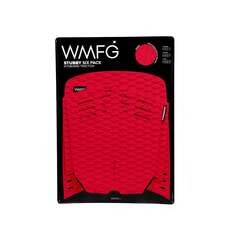 WMFG Kiteboard Traction Pad - Stubby Six Pack Full Pad - Red