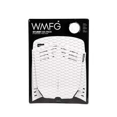 WMFG Kiteboard Traction Pad - Stubby Six Pack Full Pad - White/Black