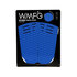WMFG Kiteboard Traction Pad - Stubby Back Foot Pad - Blue/White