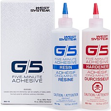 West Systems G5 5 Minute Epoxy Resin / Adhesive - 200g