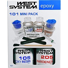 West Systems 101 Mini Pack Epoxy Resin & Hardener Kit [105/205]