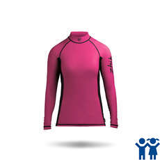 Zhik Kids Long Sleeve Spandex Rash Vest / Guard - Pink