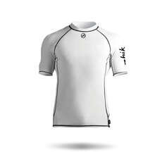 Zhik Mens Short Sleeve Spandex Rash Vest / Guard - White