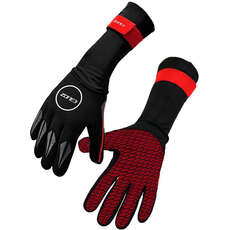 Zone3 Neoprene Swim Gloves - Black/Red