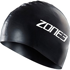 Zone3 Silicone Swimming Cap - Black
