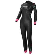 Zone3 Womens Agile Triathlon Swimming Wetsuit - Blue/Fuschia