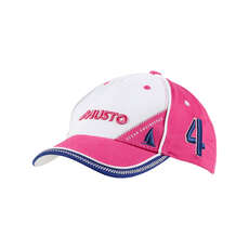 Musto Evolution Applique Crew Cap - Hot Pink / White