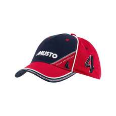 Musto Evolution Applique Crew Cap - True Navy / Red
