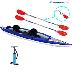 Aquaglide Columbia XP Tandem - Touring Kayak - 3 Man - Package
