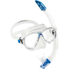 Cressi Marea VIP Mask & Snorkel Set - Blue