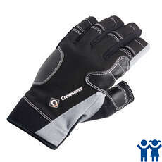 Crewsaver Junior Short Finger Gloves - Black